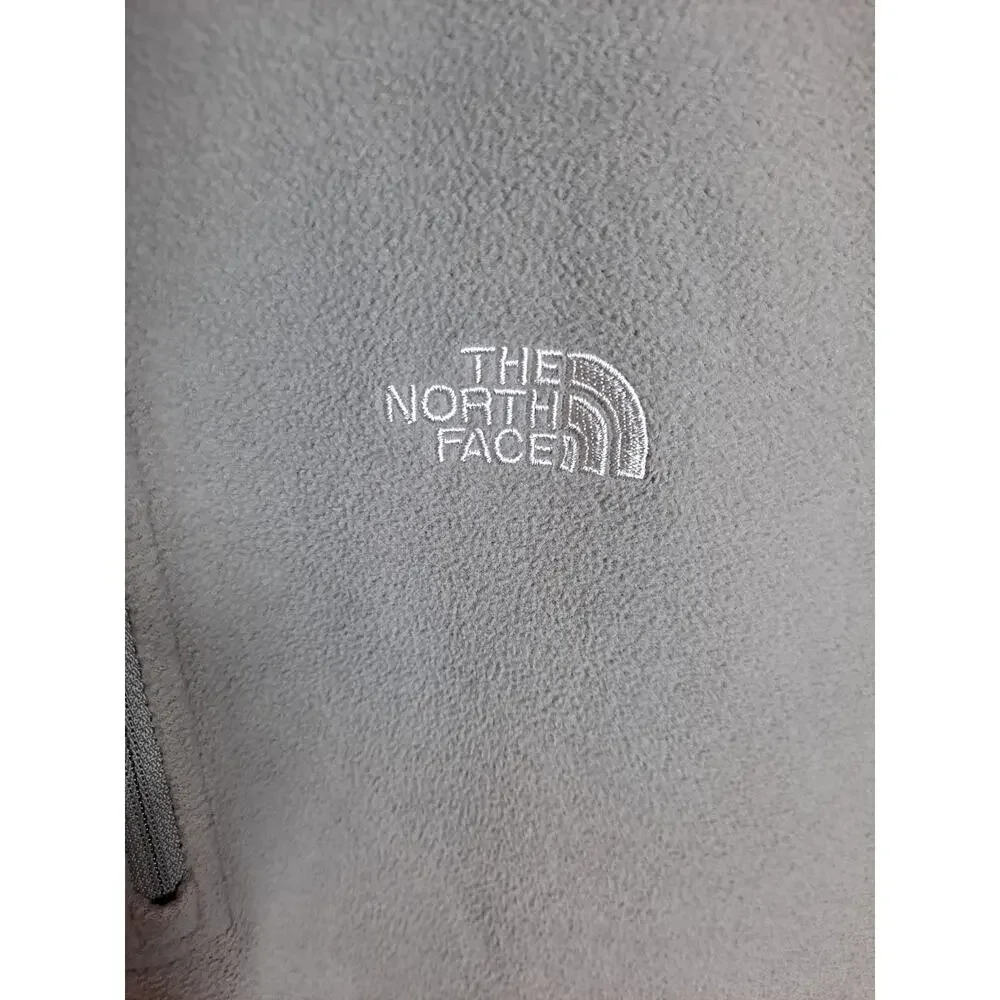 The North Face Men's Grey Glacier 1/4 Zip Fleece Pullover Sweatshirt‎ Size S